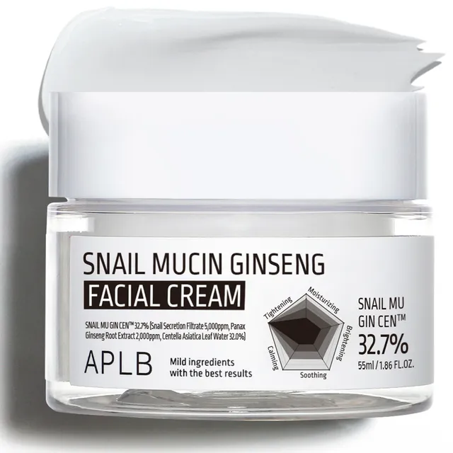 APLB Snail Mucin Ginseng Facial Cream 55ml